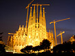 Sagrada Familia bei Nacht