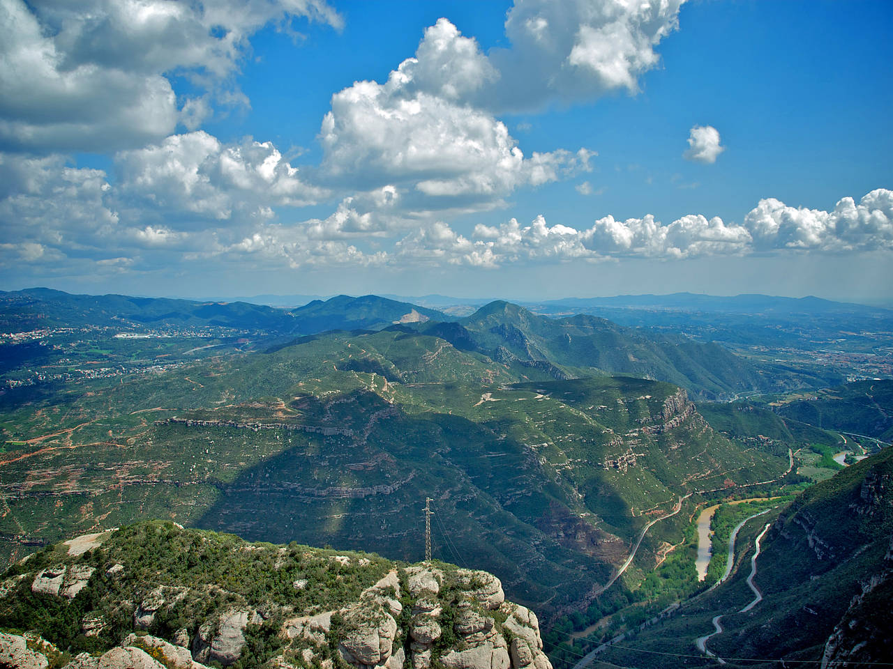 Kloster Montserrat Bildansicht Reiseführer  in Spanien 