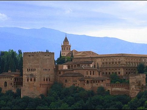 Spaniens Küsten Bild Sehenswürdigkeit  Alhambra in Granada